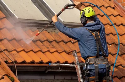 Démoussage et hydrofuge de toiture à Gumery